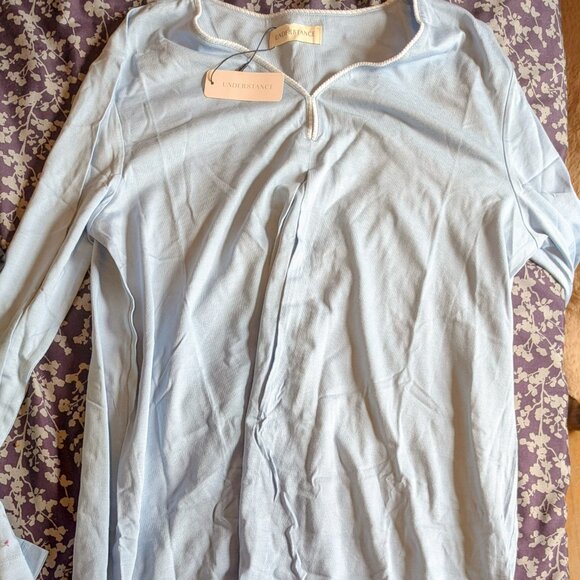 Understance Cotton Modal Long Sleeve Sleepshirt - Picture 1 of 2